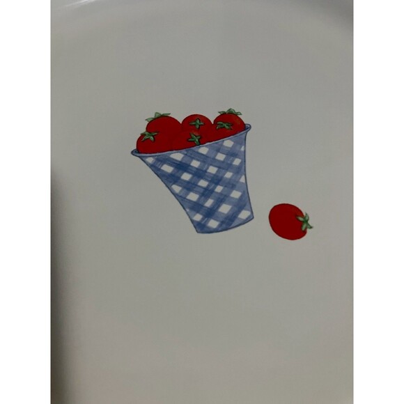 Vintage Strawberry and fruit  Pfaltzgraff Country Market 12" Serving Platter - Picture 3 of 15
